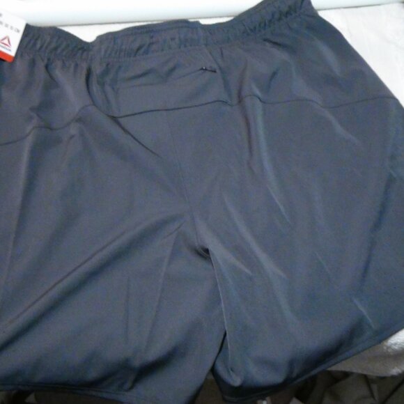 REEBOK Big Mens Classic Polyester/Spandex 6" Inseam Shorts Gray Size 3XL - Picture 12 of 13